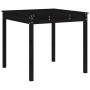 Juego de comedor de jardín 5 piezas madera maciza pino negro de , Conjuntos de jardín - Ref: Foro24-3157713, Precio: 249,16 €...