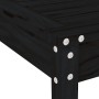 Juego de comedor de jardín 5 piezas madera maciza pino negro de , Conjuntos de jardín - Ref: Foro24-3157713, Precio: 249,16 €...