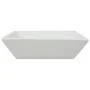 Square ceramic washbasin 41.5x41.5x12 cm white by vidaXL, Sinks - Ref: Foro24-142344, Price: 55,33 €, Discount: %
