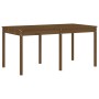 Set de comedor de jardín 13 pzas madera maciza pino marrón miel de , Conjuntos de jardín - Ref: Foro24-3157724, Precio: 632,6...