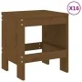 Set de comedor de jardín 17 pzas madera maciza pino marrón miel de , Conjuntos de jardín - Ref: Foro24-3157730, Precio: 865,5...