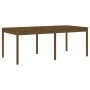Set de comedor de jardín 17 pzas madera maciza pino marrón miel de , Conjuntos de jardín - Ref: Foro24-3157730, Precio: 865,5...
