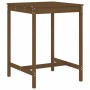 Mesa y taburetes altos de jardín 5 pzas madera pino marrón miel de , Conjuntos de jardín - Ref: Foro24-3157772, Precio: 381,3...