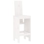 Set de mesa y taburetes altos jardín 5 pzas madera pino blanco de , Conjuntos de jardín - Ref: Foro24-3157770, Precio: 380,80...