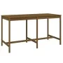 Mesa y taburetes altos de jardín 9 pzas madera pino marrón miel de , Conjuntos de jardín - Ref: Foro24-3157820, Precio: 695,4...