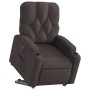 Sillón eléctrico reclinable elevable de tela marrón oscuro en Sillones | Comprar online en Foru.es