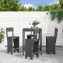 Set de mesa y taburetes altos jardín 5 piezas madera pino gris de , Conjuntos de jardín - Ref: Foro24-3157801, Precio: 357,26...
