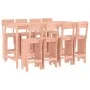 Juego de muebles de jardín 9 pzas madera maciza abeto Douglas de , Conjuntos de jardín - Ref: Foro24-3157822, Precio: 659,33 ...