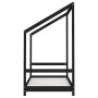 Estructura de cama para niños madera de pino negro 80x160 cm de , Cunas y camas para niños - Ref: Foro24-3200597, Precio: 242...