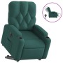 Sillón eléctrico reclinable elevable de tela verde oscuro en Sillones | Comprar online en Foru.es