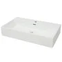 Lavabo con orificio para grifo cerámica 76x42,5x14,5 cm blanco de vidaXL, Lavabos - Ref: Foro24-142348, Precio: 159,45 €, Des...