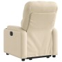 Sillón eléctrico reclinable elevable de tela color crema en Sillones | Comprar online en Foru.es
