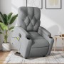 Sillón de masaje eléctrico reclinable elevable tela gris claro en Sillones | Comprar online en Foru.es