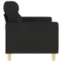 2-seater black fabric sofa 140 cm by , Sofas - Ref: Foro24-359239, Price: 216,06 €, Discount: %