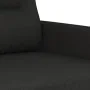 2-seater black fabric sofa 140 cm by , Sofas - Ref: Foro24-359239, Price: 216,06 €, Discount: %