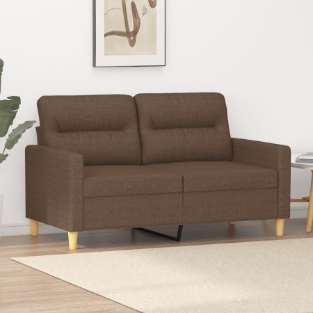 Sofá de 2 plazas de tela marrón 120 cm de , Sofás - Ref: Foro24-359230, Precio: 201,22 €, Descuento: %