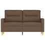 Sofá de 2 plazas de tela marrón 120 cm de , Sofás - Ref: Foro24-359230, Precio: 201,22 €, Descuento: %