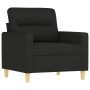 Juego de sofás con cojines 4 piezas tela negro de , Sofás - Ref: Foro24-3201548, Precio: 660,78 €, Descuento: %
