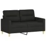 Juego de sofás con cojines 4 piezas tela negro de , Sofás - Ref: Foro24-3201548, Precio: 627,68 €, Descuento: %