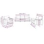 Sofagarnitur mit Kissen 3-teilig aus braunem Stoff von , Sofas - Ref: Foro24-3201555, Preis: 619,30 €, Rabatt: %