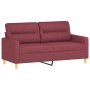 Juego de sofás con cojines 2 piezas tela rojo tinto de , Sofás - Ref: Foro24-3201574, Precio: 412,33 €, Descuento: %