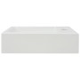 Lavabo con agujero grifo rectangular cerámica 46x25,5x12 blanco de vidaXL, Lavabos - Ref: Foro24-142343, Precio: 68,26 €, Des...