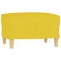 Juego de sofás con cojines 3 piezas tela amarillo claro de , Sofás - Ref: Foro24-3201613, Precio: 475,57 €, Descuento: %