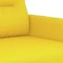 Juego de sofás con cojines 3 piezas tela amarillo claro de , Sofás - Ref: Foro24-3201613, Precio: 475,57 €, Descuento: %