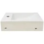 Lavabo con agujero grifo rectangular cerámica 46x25,5x12 blanco de vidaXL, Lavabos - Ref: Foro24-142343, Precio: 67,34 €, Des...