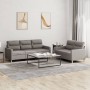 Juego de sofás con cojines 2 piezas tela gris taupe de , Sofás - Ref: Foro24-3201607, Precio: 453,07 €, Descuento: %