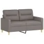 Juego de sofás con cojines 2 piezas tela gris taupe de , Sofás - Ref: Foro24-3201607, Precio: 469,64 €, Descuento: %
