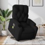 Sillón de masaje eléctrico reclinable elevable tela negro en Sillones | Comprar online en Foru.es