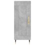 Aparador de madera contrachapada gris hormigón 34,5x34x180 cm de , Aparadores - Ref: Foro24-3200437, Precio: 94,86 €, Descuen...