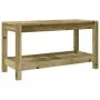 Banco de jardín de madera maciza de pino 82,5x35x45 cm de , Bancos de jardín - Ref: Foro24-832381, Precio: 72,01 €, Descuento: %