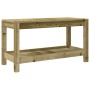 Banco de jardín de madera maciza de pino 82,5x35x45 cm de , Bancos de jardín - Ref: Foro24-832381, Precio: 76,38 €, Descuento: %