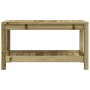 Banco de jardín de madera maciza de pino 82,5x35x45 cm de , Bancos de jardín - Ref: Foro24-832381, Precio: 76,38 €, Descuento: %