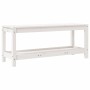 Banco de jardín madera maciza de pino blanco 108x35x45 cm de , Bancos de jardín - Ref: Foro24-832383, Precio: 94,33 €, Descue...