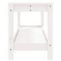 Banco de jardín madera maciza de pino blanco 108x35x45 cm de , Bancos de jardín - Ref: Foro24-832383, Precio: 94,33 €, Descue...