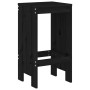 Set de mesa y taburetes altos jardín 5 piezas madera pino negro de , Conjuntos de jardín - Ref: Foro24-3157743, Precio: 316,6...