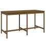 Mesa y taburetes altos de jardín 9 pzas madera pino marrón miel de , Conjuntos de jardín - Ref: Foro24-3157760, Precio: 625,1...