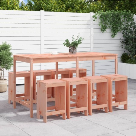 Juego de muebles de jardín 9 pzas madera maciza abeto Douglas de , Conjuntos de jardín - Ref: Foro24-3157762, Precio: 553,04 ...