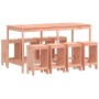 Juego de muebles de jardín 9 pzas madera maciza abeto Douglas de , Conjuntos de jardín - Ref: Foro24-3157762, Precio: 553,04 ...