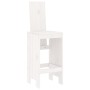 Set de mesa y taburetes altos jardín 5 pzas madera pino blanco de , Conjuntos de jardín - Ref: Foro24-3157776, Precio: 403,15...