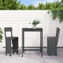 Set de mesa y taburetes altos jardín 3 piezas madera pino gris de , Conjuntos de jardín - Ref: Foro24-3157795, Precio: 231,07...