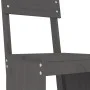 Set de mesa y taburetes altos jardín 3 piezas madera pino gris de , Conjuntos de jardín - Ref: Foro24-3157795, Precio: 227,77...