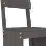 Set de mesa y taburetes altos jardín 3 piezas madera pino gris de , Conjuntos de jardín - Ref: Foro24-3157795, Precio: 231,07...