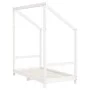 Estructura de cama para niños madera de pino blanco 2x(70x140) de , Cunas y camas para niños - Ref: Foro24-3200593, Precio: 2...