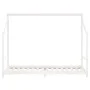 Estructura de cama para niños madera pino blanco 2x(80x200) cm de , Cunas y camas para niños - Ref: Foro24-3200587, Precio: 2...