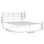 Estructura de cama con cabecero metal negro 135x190 cm de , Camas y somieres - Ref: Foro24-355462, Precio: 94,90 €, Descuento: %