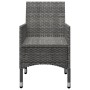Juego de comedor para jardín de 5 piezas gris de , Conjuntos de jardín - Ref: Foro24-3068736, Precio: 361,96 €, Descuento: %